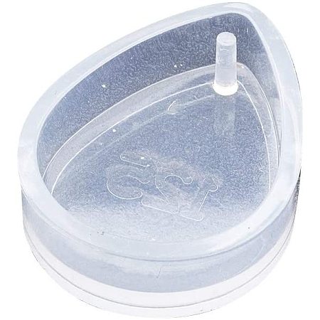 arricraft 10PCS Small Pendant Molds, Clear Silicone Molds, Resin Casting Moulds for UV Resin Jewelry Making