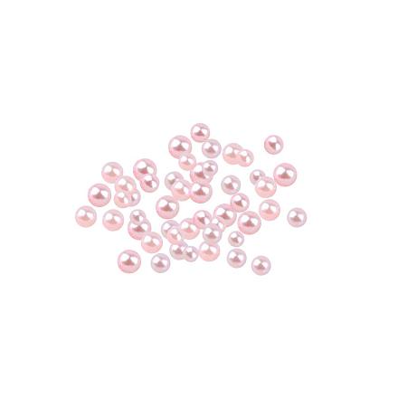 ARRICRAFT 3 Box 10 G/Box 4/5/6mm Round Pearl Beads for Vase Fillers, Wedding, Party, Home Decoration, Pink
