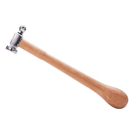 BENECREAT Chasing Hammer Jewelry Making Hammers with Comfortable Wood Handle for Jewelry Craft Making, 3 Ounces