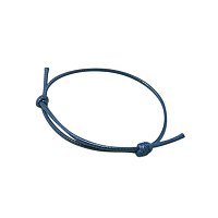 NBEADS 50 Strands Korea Cotton Wax Cord Bracelet Making, Adjustable, Marine Blue, Adjustable Diameter: 40~70mm