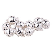 PandaHall Elite Silver 11x7mm Oval Brass Magic Magnetic Clasps for Jewelry Making