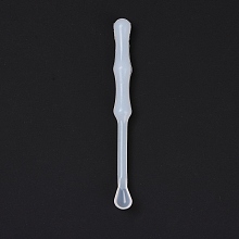 Honeyhandy Silicone Glue Mixing Spoon, White, 90x8.5mm