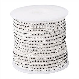 T&B 3mm Faux Suede Cord Flat Lace Leather String 100 yd/Roll for DIY Jewelry Making (Light Grey)