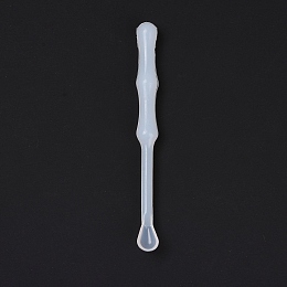 Honeyhandy Silicone Glue Mixing Spoon, White, 90x8.5mm