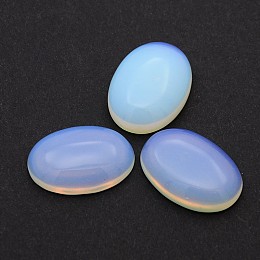 Honeyhandy Opalite Cabochons, Oval, 25x18x5~7mm