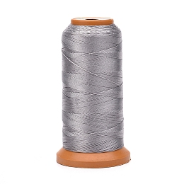 Honeyhandy Polyester Threads, for Jewelry Making, Silver, 0.12mm, about 1640.41 yards(1500m)/roll