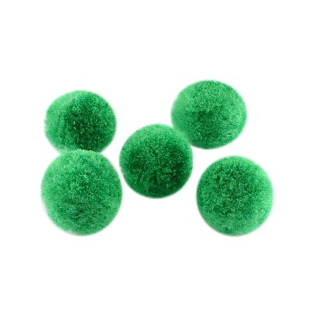 NBEADS 2000 Pieces 1cm Pom Poms for Hobby Supplier DIY Creative Crafts Decorations, Green