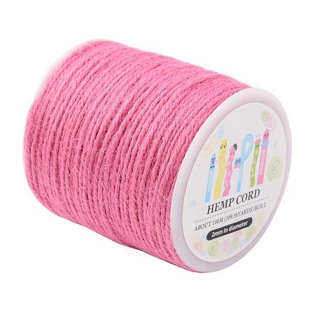 ARRICRAFT 1 Roll(100m, about 100 Yards) IndianRed Colored Jute twine Jute String for Jewelry Making Craft Project, 2mm