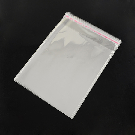 Honeyhandy OPP Cellophane Bags, Rectangle, Clear, 19.5x14cm, Unilateral thickness: 0.035mm