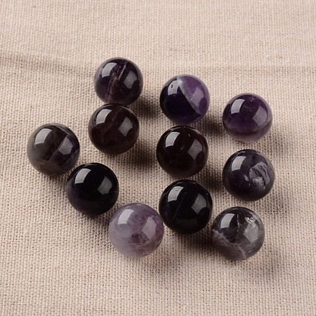 Arricraft Natural Amethyst Round Ball Beads, Gemstone Sphere, No Hole/Undrilled, 16mm