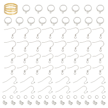 Unicraftale DIY Jewelry Making Finding Kit, Including 304 Stainless Steel Leverback Earring Findings, Earring Hooks, Jump Rings, Ear Nuts, Brass Rings, Golden & Stainless Steel Color, 561pcs/set