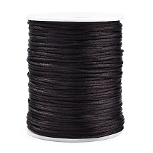 Honeyhandy Polyester Cord, Coconut Brown, 1.5mm, about 109.36 yards(100m)/roll