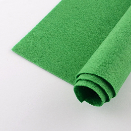 Honeyhandy Non Woven Fabric Embroidery Needle Felt for DIY Crafts, Square, Lime Green, 298~300x298~300x1mm, about 50pcs/bag