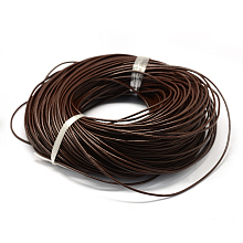 Honeyhandy Imitation Leather Cords, Coconut Brown, 2mm, about 109.36 yards(100m)/bundle