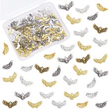 OLYCRAFT 144PCS Wing Resin Filler Charms Alloy Epoxy Resin Supplies Eagle UV Resin Filling Accessories for Resin Jewelry Making and Nail Art Decorations - Mixed Colo