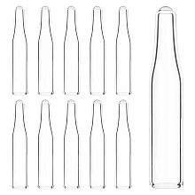 OLYCRAFT 60Pcs Vial Insert Conical Base Clear Plastic Vial Insert 4mm Inner Diameter 6mm in Diameter