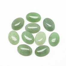 Honeyhandy Natural Green Aventurine Cabochons, Oval, 18x13x5mm