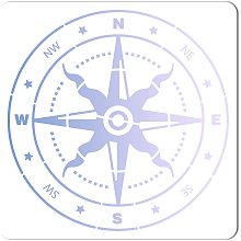 GORGECRAFT Large Compass Stencils 12x12 Inch Reusable Compass Rose Stencil Template Signs Decoration for Painting on Wood Wall Scrapbook Card Floor and Tile Drawing