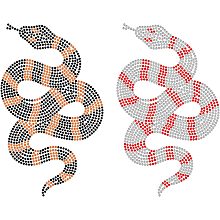 SUPERDANT Colorful Snakes Iron On Rhinestone Transfer Crystal Rhinestone Heat Transfer Iron on Halloween Bling Decor Hot Fix Applique for DIY Crafts T-Shirt Clothes Hat Bag Decal