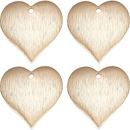 Beebeecraft 1 Box 25Pcs Heart Charm 24K Gold Plated Heart Shape Connector Charms for DIY Jewelry Bracelet Necklace Earring Making Crafting Accessories