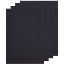 BENECREAT 4 Sheets 11.7x8.1"/30x21cm Self-Adhesive Felt Furniture Pads Cuttable Anti-Scratch Durniture Pads for Floor Table Chair Desks, Black