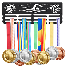 SUPERDANT Multi Sports Player Medal Hooks Basketball Medal Holder Display Swimming Medal Hanger Volleyball Medal Hook for Wall Display Wall Hanging Gift for Athletes Over 60