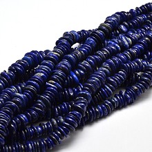 Honeyhandy Natural Lapis Lazuli Chip Beads Strands, 9~15x9~15mm, Hole: 1mm, about 15.3 inch~15.9 inch