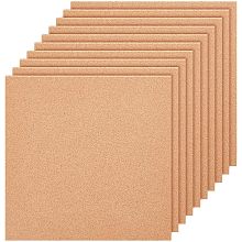 BENECREAT 10 Pack 12x12 Inch Cork Board 1mm Thick Cork Board Tiles Square Cork Tiles Coaster Cork Sheets Tiles for Bulletin Boards, Wall Decoration, DIY Crafts