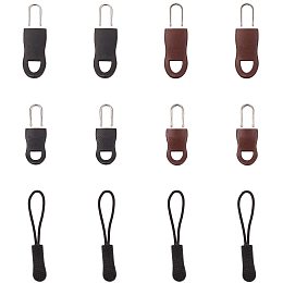 PandaHall Elite 48 Pieces Zipper Pulls Zip Fixer Tags with 24pcs Zipper Puller with Strap Zipper Repair Tabs Replacements for Backpacks, Handbags, Luggage, Purses, Jackets