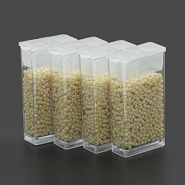 MGB Matsuno Glass Beads, Japanese Seed Beads, 12/0 Opaque Glass Round Hole Rocailles Seed Beads, Cornsilk, 2x1mm, Hole: 0.5mm, about 900pcs/box, net weight: about 10g/box