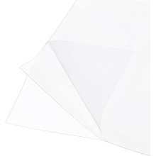 BENECREAT 25PCS A4 Size Double Sided Tape Sheets 8.3x11.8 Inch Strong PET Adhesive Tap Sheet for Arts Craft Photo Albums Making, 0.1mm Thick