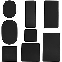 PandaHall Elite Handbag Base Shaper, 8 Styles Black Plastic Rectangle/Square/Oval Bag Liner for Hand Bag Tote Purse Handbag Bottom, 8 PCS/Set