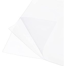 BENECREAT 25PCS A4 Size Double Sided Tape Sheets 8.3x11.8 Inch Strong PET Adhesive Tap Sheet for Arts Craft Photo Albums Making, 0.1mm Thick