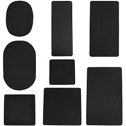 PandaHall Elite Handbag Base Shaper, 8 Styles Black Plastic Rectangle/Square/Oval Bag Liner for Hand Bag Tote Purse Handbag Bottom, 8 PCS/Set