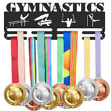 SUPERDANT Gymnastics Medal Display Rack for Men Sports Medal Display Holder Male Iron Wall Mounted Hooks for 40+ Awards Sports Ribbon Holder Display Wall Hanging Athlete Gift