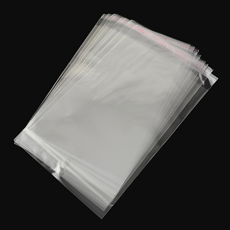 Honeyhandy Rectangle OPP Cellophane Bags, Clear, 12x8cm, Unilateral Thickness: 0.035mm, Inner Measure: 7.5x8cm