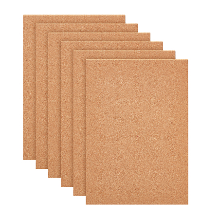 Cork Insulation Sheets, Rectangle, BurlyWood, 29.7x21x0.1cm