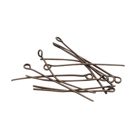 Size:0.7x50mm head: 2mm;about 5000 Pcs/1000g Sewing and Craft Antique Bronze NBEADS 1000g Nickel Free Head Pins Dressmaker Pins for Jewelry Making 