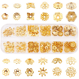  Pandahall 80pcs 10Styles Tibetan Flower Bead Caps Bead Cones  Antique Golden Metal Tassel End Cap Terminators Jewelry for Jewelry Making  Supplies Findings Mixed : Arts, Crafts & Sewing