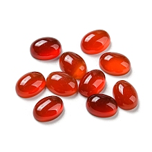 Honeyhandy Gemstone Cabochons, Natural Red Agate, 8x6x3mm