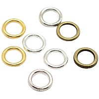 CHGCRAFT 500pcs Assorted Color 7mm Diameter Alloy Closed Jump Rings O Ring Metal Soldered Split Rings Connector Loops for Chainmail DIY Jewelry Keychain Making 7x1mm