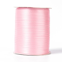 Honeyhandy Double Face Satin Ribbon, Polyester Ribbon, Pink, 1/8 inch(3mm) wide, about 880yards/roll(804.672m/roll)