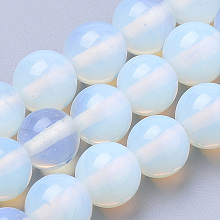 Arricraft Opalite Beads Strands, Round, 4mm, Hole: 1mm, about 90pcs/strand, 15.7 inches