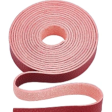 GORGECRAFT Lychee Pattern Leather Strap 78 Inch Long 0.5 Inch Wide Flat Cord Red Leather Belt Strips for Crafts DIY Projects Clothing Pet Collars Traction Ropes Belt Keychains Wrapping