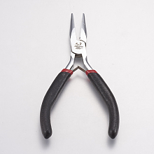 Honeyhandy 5 inch Carbon Steel Chain Nose Pliers, Platinum, 12.5cm