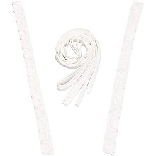 BENECREAT Wedding Dress Zipper Replacement Adjustable Fit Satin Corset Kit Loops for Prom Dress Strap