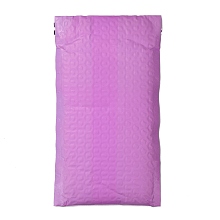 Honeyhandy Matte Film Package Bags, Bubble Mailer, Padded Envelopes, Rectangle, Violet, 22.2x12.4x0.2cm