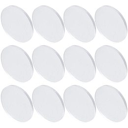 NBEADS 25 Pcs Transparent Acrylic Circle Blanks Discs, 2" Round Clear Keychain Blanks with No Hole and Smooth Edges for DIY Keychains Jewelry and Other Crafts