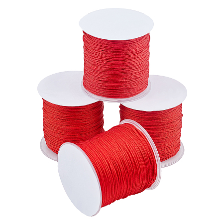 Nylon Threads, Salmon, 1mm; about 109.3yards/roll(100m/roll)