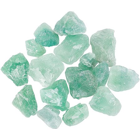 AHANDMAKER 1 lb Rough Natural Fluorite Stone, Raw Nuggets Rocks Undrilled Points Stones for Home Decor, Jewelry Making, Cabbing, Tumbling, Cutting, Polishing, Lapidary, Wire Wrapping, Healing Reiki